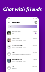 TeenNet: chats, music & videos