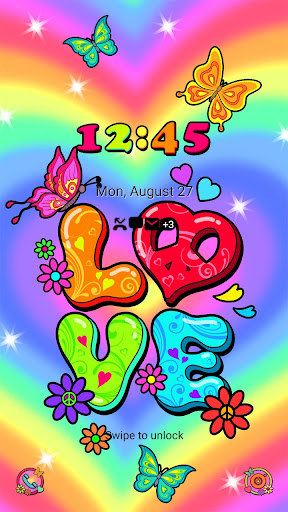 Lovely Peace Heart - Wallpaper Screen 2