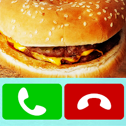 Imagen de ícono de llamada falsa burger juego