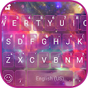 Dreamer Galaxy Emoji Keyboard Theme