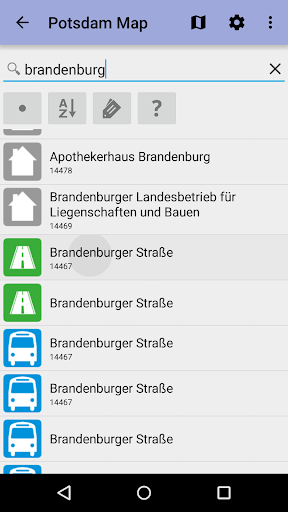 Potsdam Offline City Map Lite Screen 3
