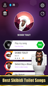 Skibidi Toilet Dancing Ball 1 APK + Mod (Unlimited money) إلى عن على ذكري المظهر