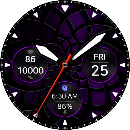 Kinetic Cluster watch face