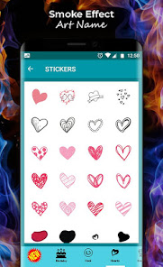 Captura de Pantalla 4 Smoke Name Art - Smoke Effect android