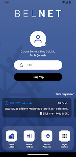 Android application BELNET screenshort