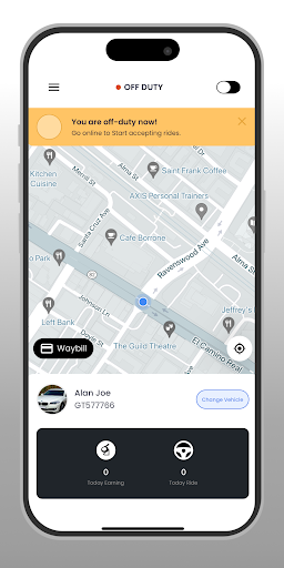 Yride Driver Screen 3