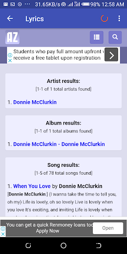 Donnie McClurkin Songs 1.0 screenshots 2