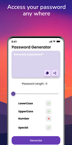 Password Generator Screen 3