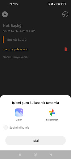 Not Defterim Screen 3