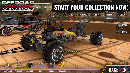 Offroad Outlaws Drag Racing MOD APK (Unlimited Money) 1