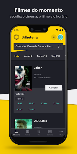 Android application Cinemas NOS screenshort
