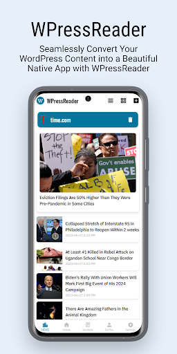 WPressReader Premium Screen 2