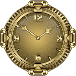 Cover Image of 下载 Gold Clock widget  APK