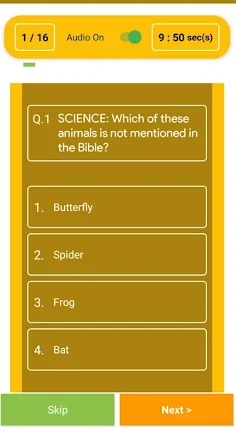 Bible Quiz With Scoreboard and - Screenshot 4