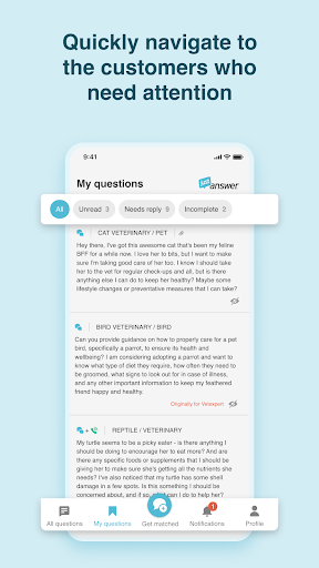 Android application JustAnswer: Expert screenshort