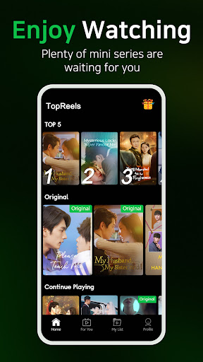 TopReels Screen 2