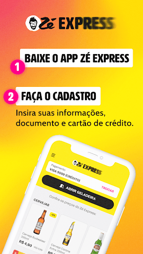 Android application Zé Express screenshort