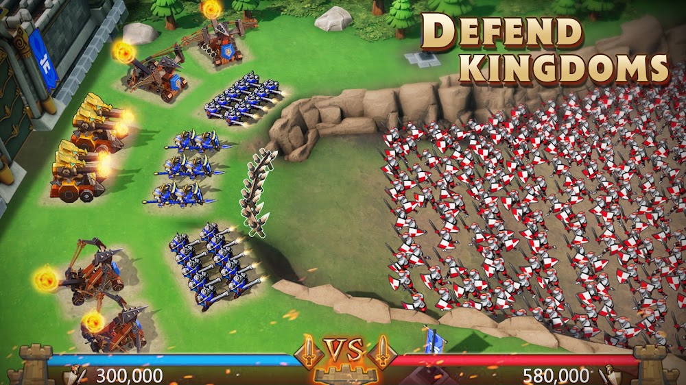 Lords Mobile v2.116 MOD APK + OBB (Auto Battle/VIP Unlocked) Download