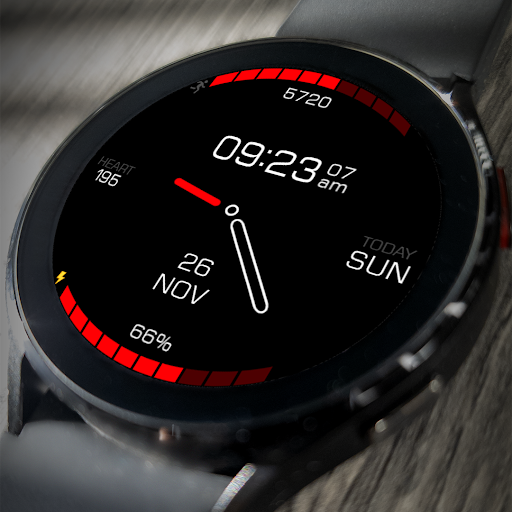 Android application Key102 Classic Watch Face screenshort