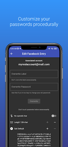 LocalVault - Password Manager Screen 3