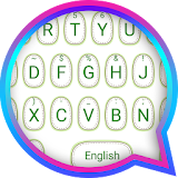 White Story Theme&Emoji Keyboard icon