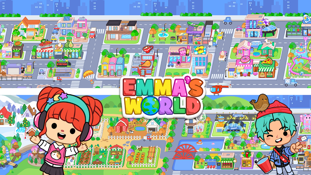 Emma's World - Town & Family 2.5 APK + Mod (Unlimited money) for Android