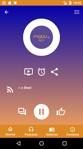 Android application Rádio MOOV FM 101,7 screenshort