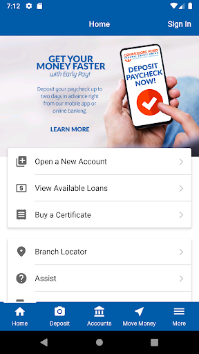 Commodore Perry FCU Screen 2