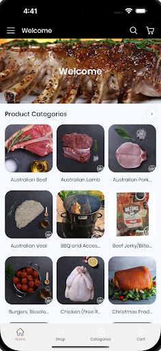Android application CHOP Butchery screenshort