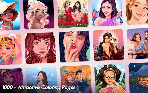 Android application Coloring Book Pages For Adults screenshort