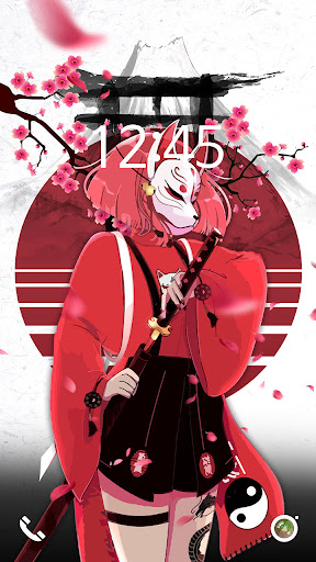 Android application Wallpaper-Sakura Samurai screenshort