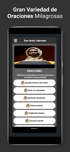 Android application Oraciones San Isidro Labrador screenshort