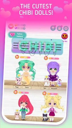 Game screenshot Chibi Dress Up Games for Girls mod apk