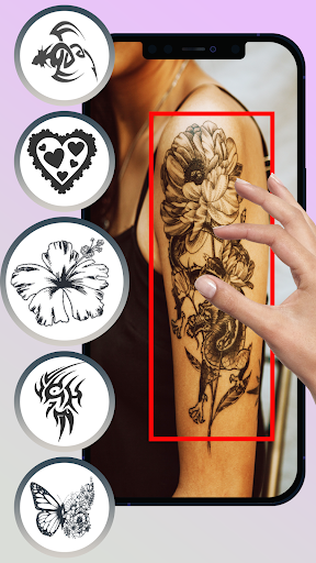 Android application Tattoo Photo Editor App screenshort