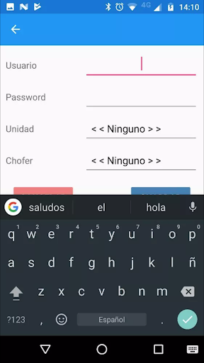 LOSAT Recibos Screen 3