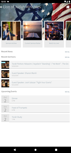 Lion of Judah Ministries screenshot 2
