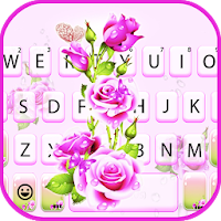 Тема для клавиатуры Pink Flowers