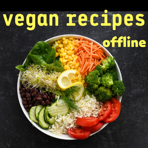 vegan recipes offline logo