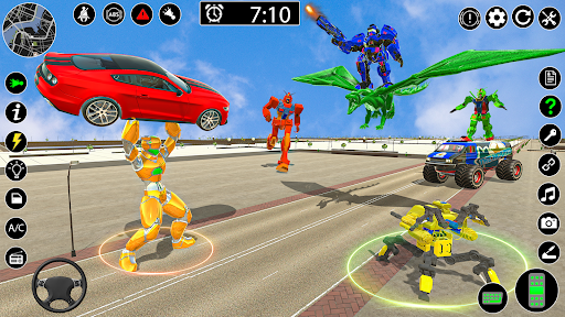 Robot Car Transformers Game Screen 2