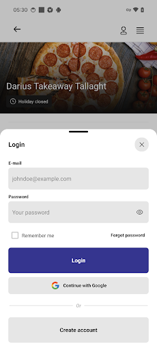 App screenshot