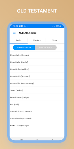 Android application Ewe Bible - Agbenya La screenshort
