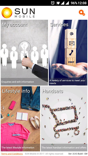 Android application SUN Mobile screenshort