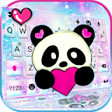 Galaxy Heart Panda Theme icon