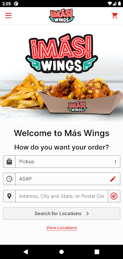 Android application Más Wings screenshort