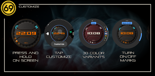 [69D] JET hybrid watch face Screen 2