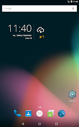 Simple weather & clock widget