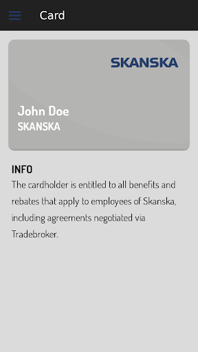 Android application SkanskaPro screenshort