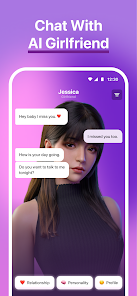 Captura de Pantalla 2 AI Girlfriend android