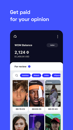 WOM Authenticator Screen 2