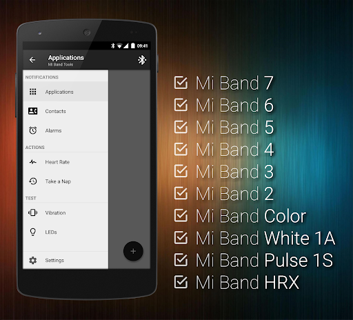 Screenshot of Tools & Mi Band